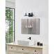 Jared 2 Light 15 inch Matte Black Vanity Light Wall Light