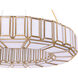 Belmont 12 Light 37 inch Brass Chandelier Ceiling Light