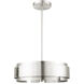 Varick 5 Light 22 inch Brushed Nickel Pendant Chandelier Ceiling Light