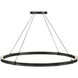 Althea LED 53 inch Satin Black Chandelier Ceiling Light