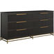 Riggs Stained Gold and Sesame Black Dresser