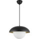 Alora Mood Rubio Pendant Ceiling Light in Matte Black