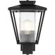 Gaul 1 Light 15 inch Black Outdoor Wall Sconce