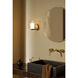 Aquina 1 Light 5.59 inch Matte Brushed Brass Interior Wall Light