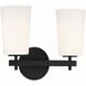 Colton Bath Wall Light in Black