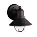 Seaside 1 Light 8 inch Black Outdoor Wall, Small