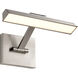 Hazel LED 12.2 inch Brushed Nickel Vanity Wall Light