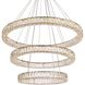 Monroe 3 Light 41 inch Gold Chandelier Ceiling Light