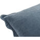 Effervescent 18 X 18 inch Dark Blue Accent Pillow