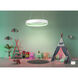 iCorona FoH LED 28.5 inch Matte White Pendant Ceiling Light