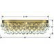 Calypso Bath Vanity Light Wall Light in Vibrant Gold