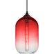 Omega 12 1 Light Black Outdoor Pendant