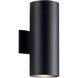 Independence 2 Light 15 inch Black Outdoor Wall, Medium