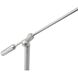 Sirino 26 inch 9 watt Satin Nickel Desk Lamp Portable Light