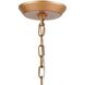 Naples 8 Light 26 inch Matte Gold Chandelier Ceiling Light