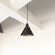 Alora Mood Archer Pendant Ceiling Light in Matte Black
