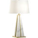 Portofino 24 inch 40.00 watt White/Cream and Gold Table Lamp Portable Light
