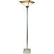 Springdale 72 inch 100.00 watt Silver Torchiere Floor Lamp Portable Light