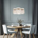 Brookstreet 6 Light 29.5 inch Legacy Brass Pendant Ceiling Light in Clear Handmade Glass