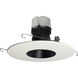 Pearl LED Black Reflector / Warm White Flange LED Round Retrofit Reflector in 3000K, Black / Warm White, 5"/6" Retrofit