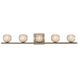 Corona LED 33 inch Satin Nickel Bath Vanity Light Wall Light
