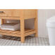 Clement 42 X 22 X 34.13 inch Natural Wood Bathroom Vanity Cabinet