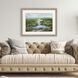 Rainy Day Marsh Blue and Green and Multi Framed Art