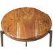 Brisbane Live Edge 21 X 12 inch Industrial Chic Accent Table