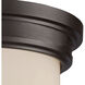 Flushmounts 2 Light 13 inch Oil Rubbed Bronze Flush Mount Ceiling Light