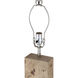 Cahill 63 inch 150 watt Natural Burl with Polished Nickel Floor Lamp Portable Light