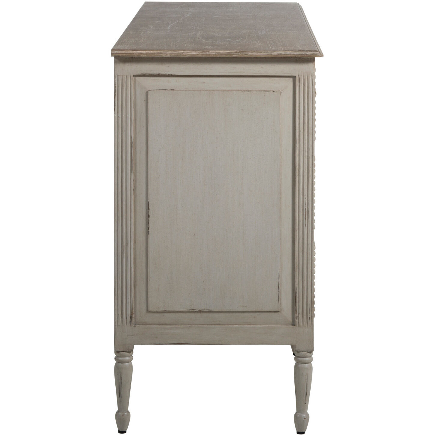 Caroline Classic Antique White / Feather Grey Chest