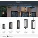 Calen 1 Light 27 inch Textured Black Outdoor Post Lantern