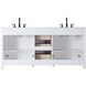 Alina 72 X 34 inch White Bathroom Vanity Cabinet