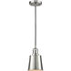 Franklin Restoration Addison 1 Light 5 inch Brushed Satin Nickel Mini Pendant Ceiling Light in Incandescent, Franklin Restoration