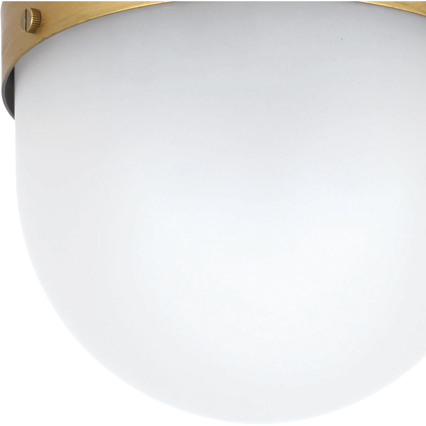 Capsule 1 Light 8 inch Matte Black/Textured Gold Outdoor Semi Flush, Brian Patrick Flynn