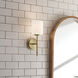Ali Wall Sconce Wall Light in Brushed Natural Brass
