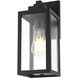 Veda 1 Light 13 inch Black Outdoor Wall Sconce