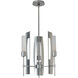 Passage 3 Light 16 inch Sterling Pendant Ceiling Light in Frosted