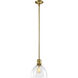 Zigrina 1 Light 10.25 inch Aged Brass Pendant Ceiling Light