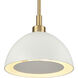 Pelham 2 Light 10 inch Satin Brass Pendant Ceiling Light