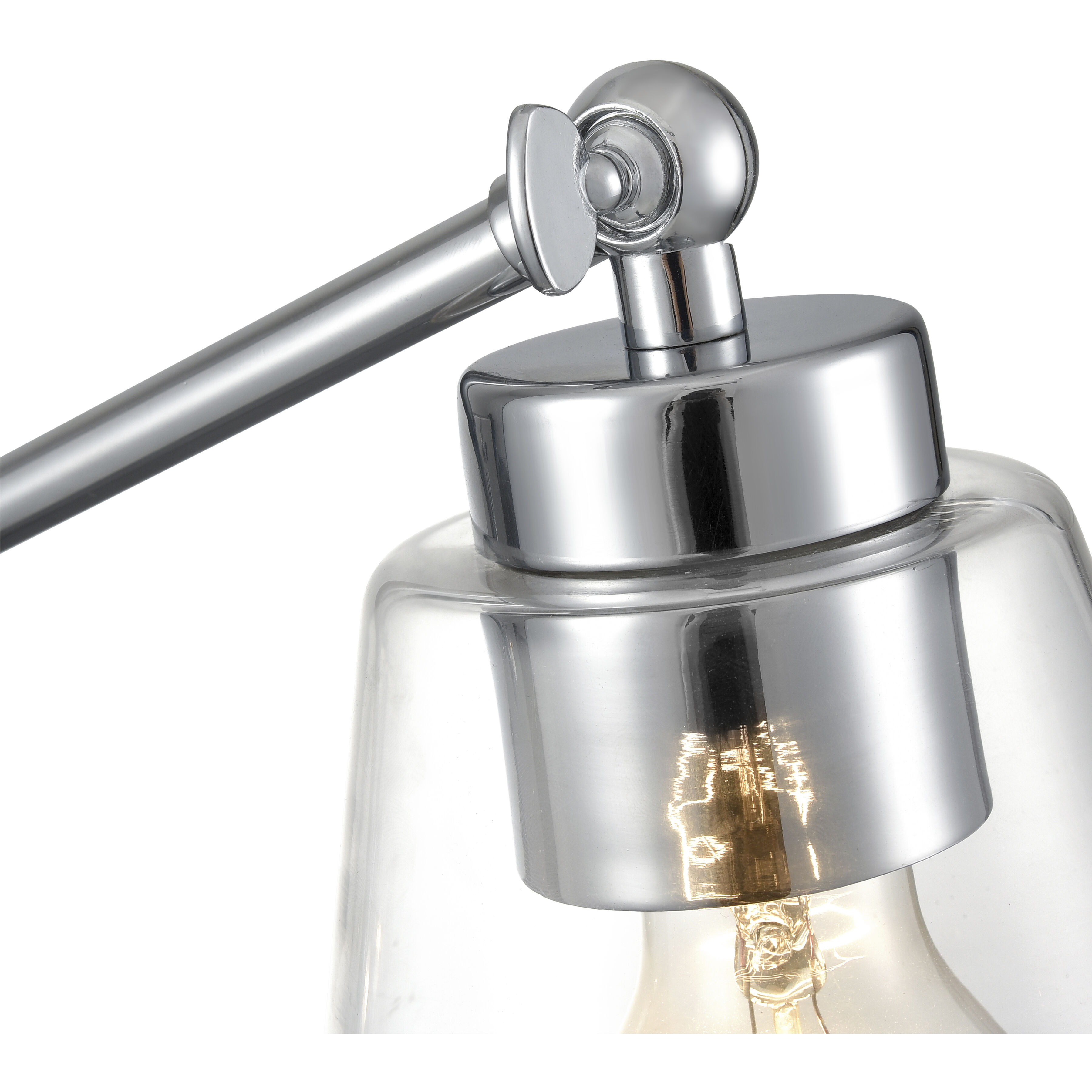 East Point 17 inch 60 watt Polished Chrome Swingarm Sconce Wall Light