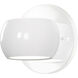 Flux Wall Sconce Wall Light in Gloss White