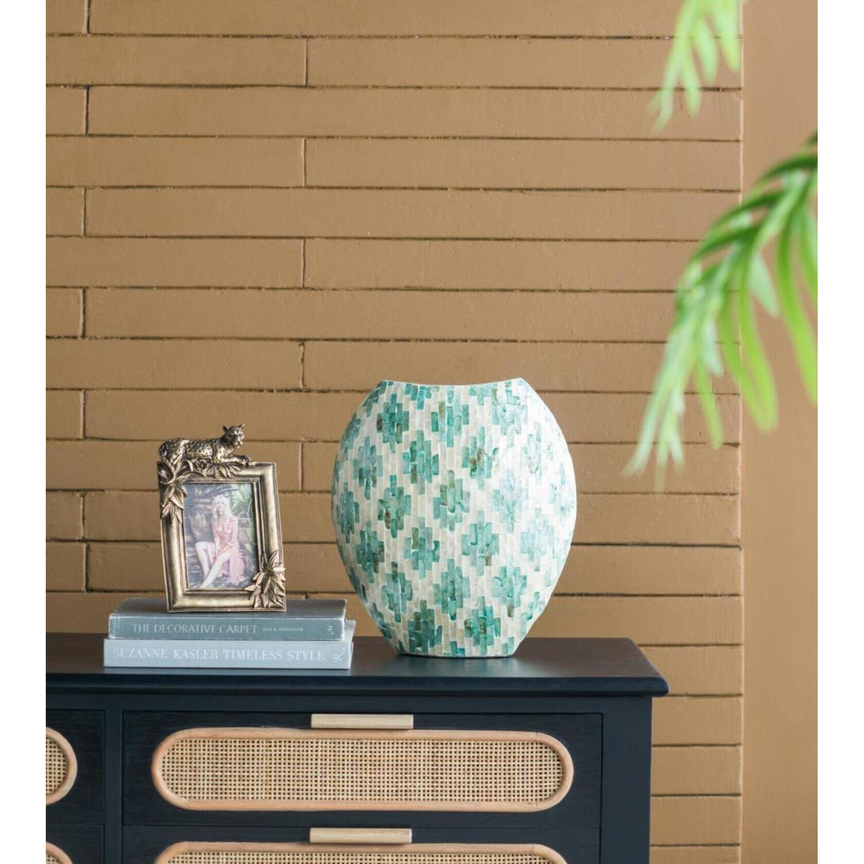 Diamond 13.8 X 5.9 inch Vase