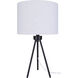 Holt 27.25 inch 100.00 watt Matte Black Table Lamp Portable Light