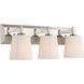 Yep Brilia 3 Light 24 inch Polished Nickel Vanity Light Wall Light
