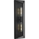 Bristol 2 Light 24 inch Matte Black Outdoor Wall Lantern