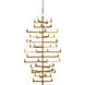 Andre 52 Light 39.75 inch Brass Chandelier Ceiling Light