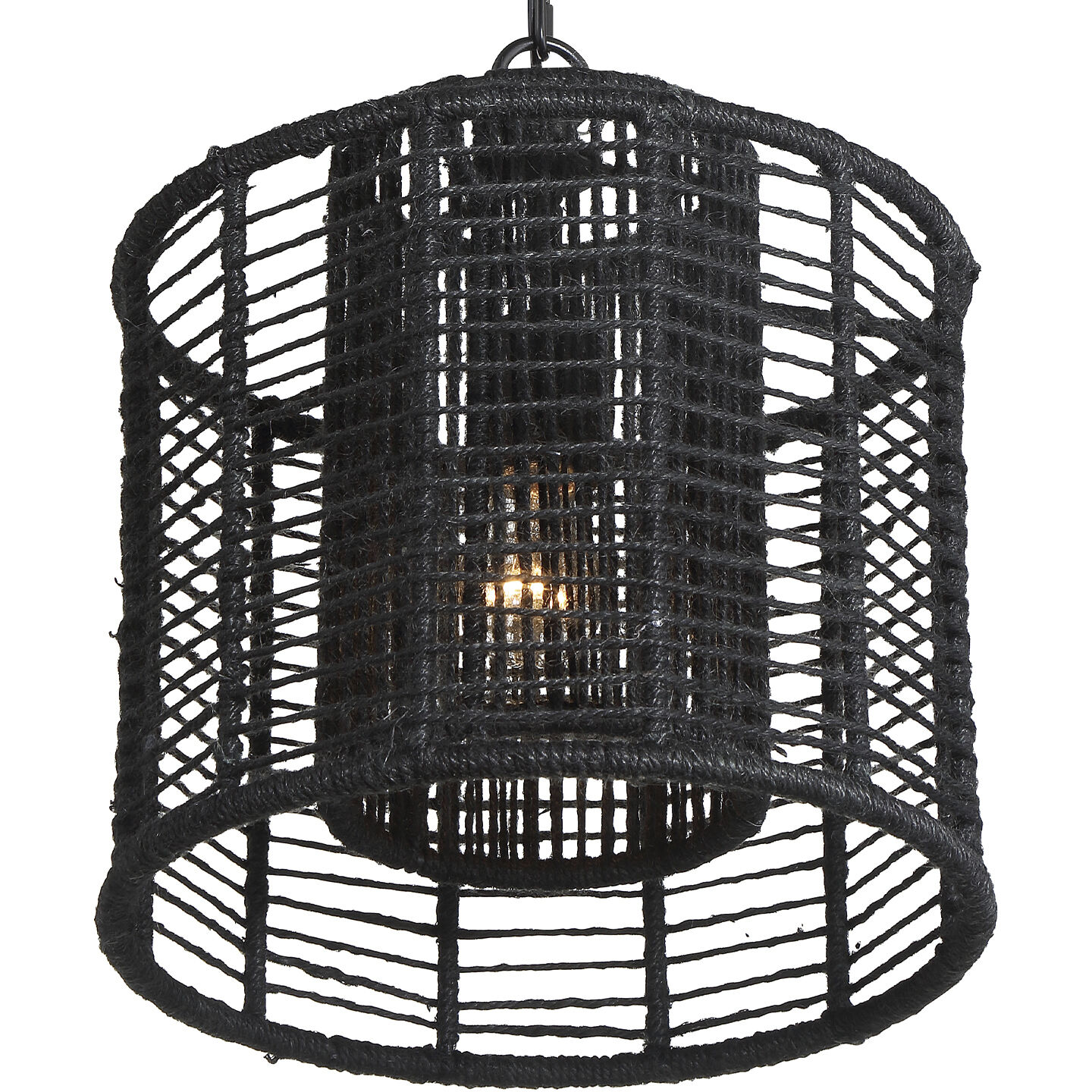 Jayna 1 Light 12.5 inch Matte Black Mini Chandelier Ceiling Light