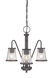 Darby 3 Light 18.25 inch Weathered Iron Chandelier Ceiling Light