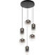 Refrax LED 17.38 inch Matte Black Pendant Ceiling Light